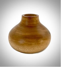 Maple Natural Flask Vase